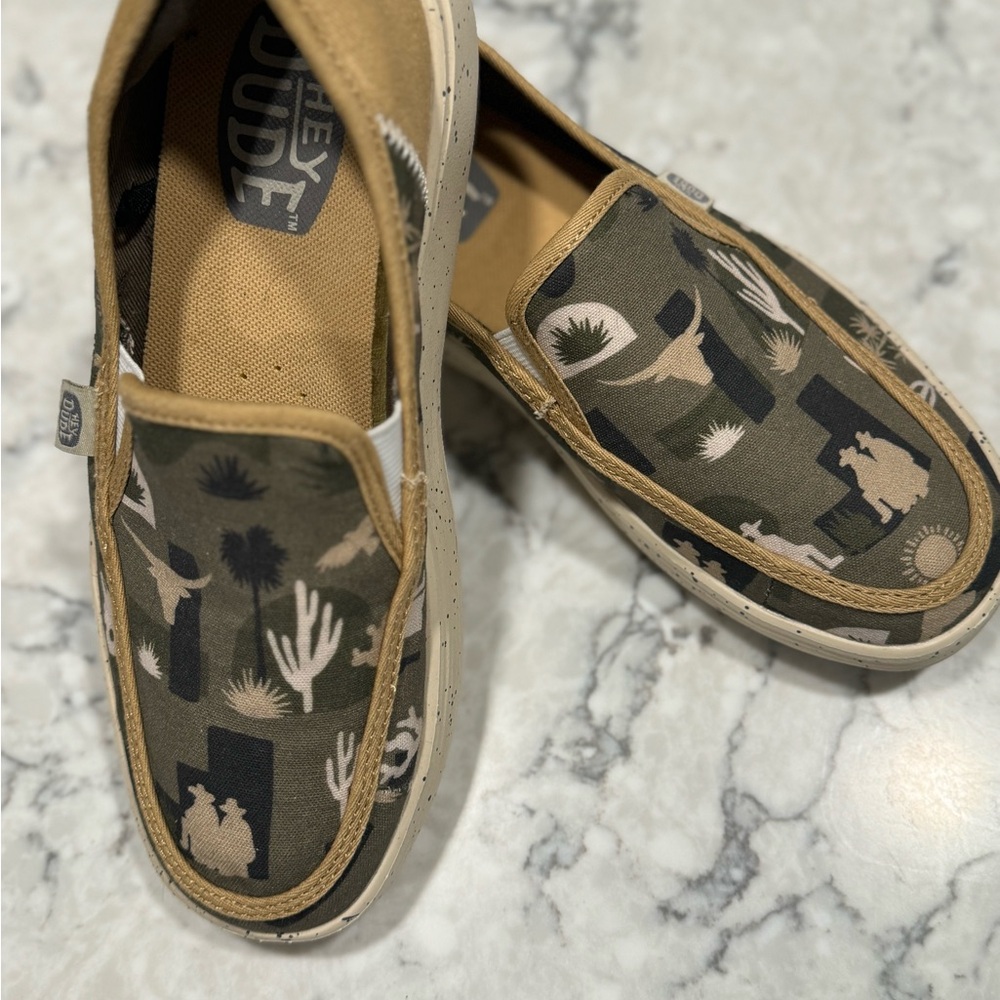 Hey Dude Desert Camo Slip-Ons